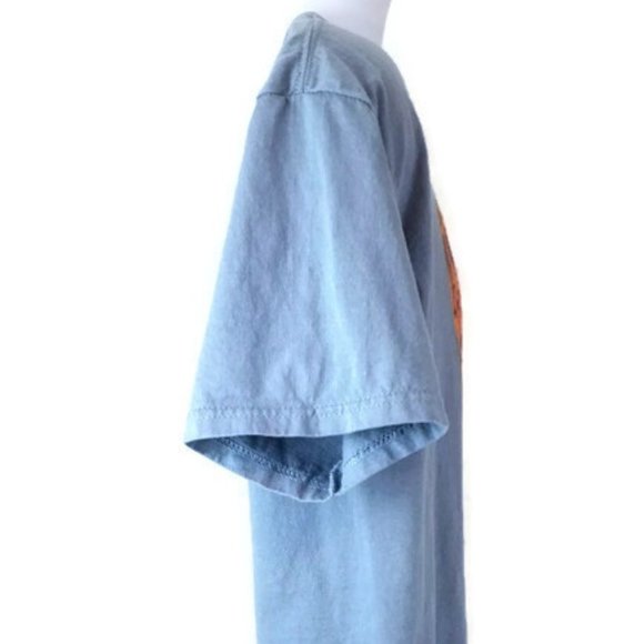 Gildan Blue Short Sleeve So Old Squirrel Missing Nuts Graphic T-Shirt Mens Large - Picture 2 of 9